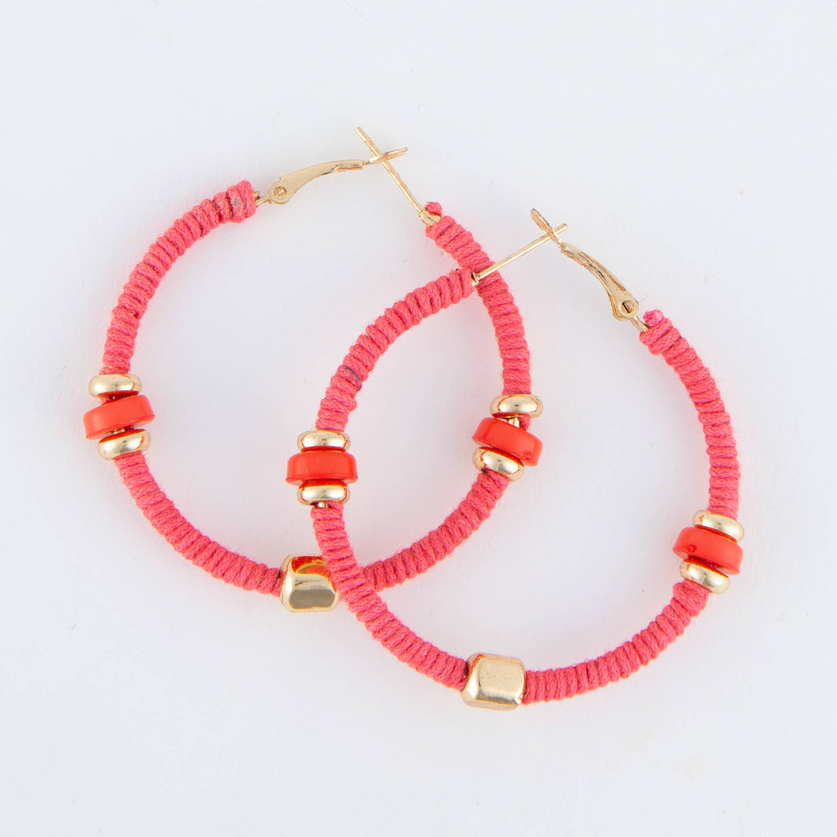 Howard's - Hoop Earrings Zephyr Corded Gold Jewelry