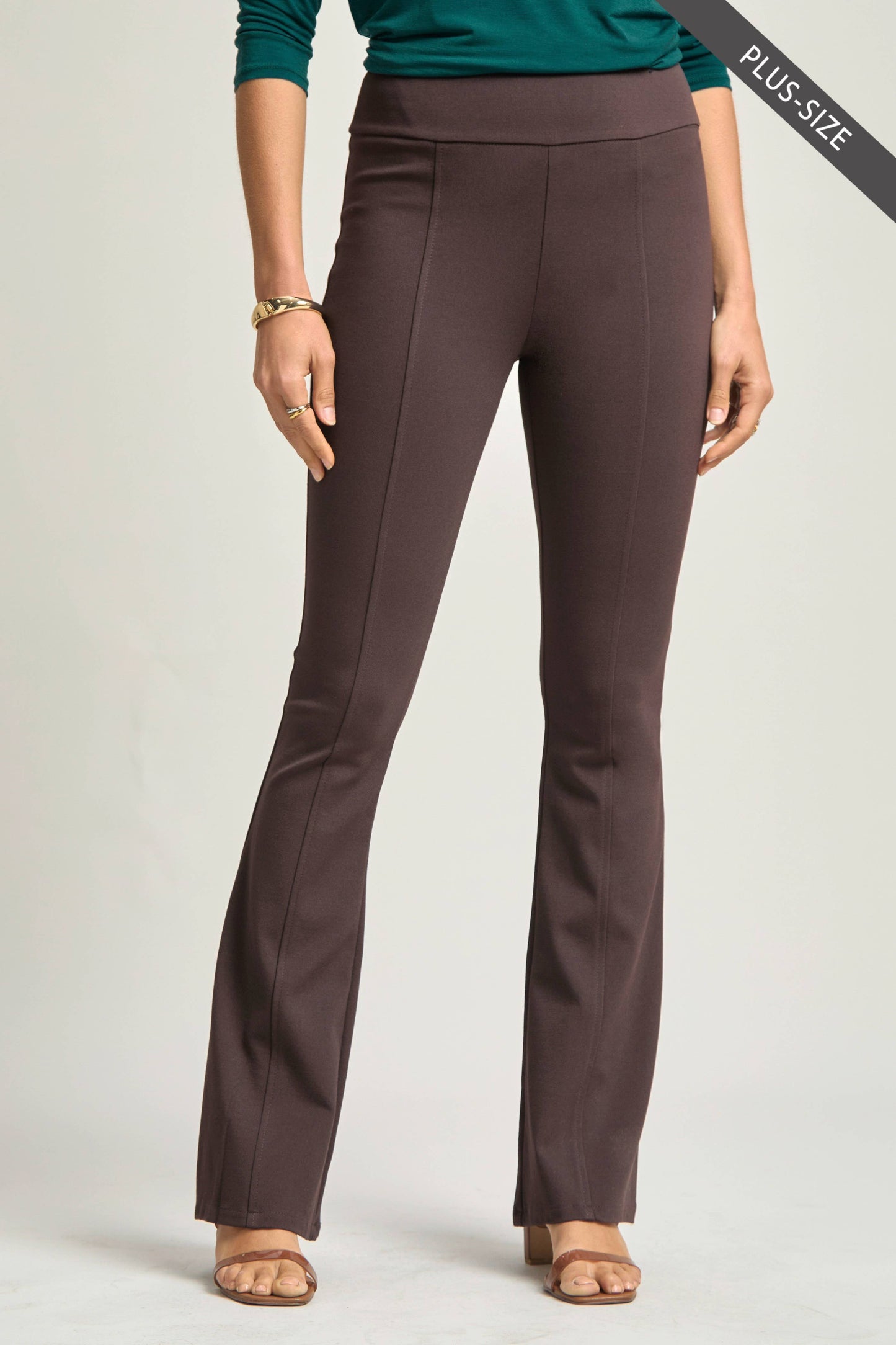 Dear Scarlett PLUS SIZE Magic High Waisted Kick Flare Pants