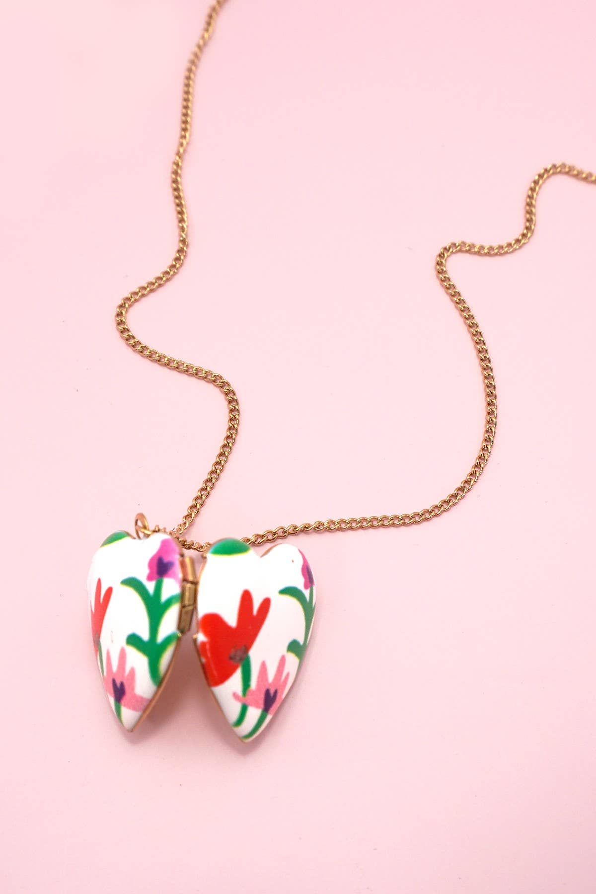 JOSSLYN by wall to wall - 18K STAINLESS STEEL TARNISH FREE LOCKET NECKLACE | 40NK9469