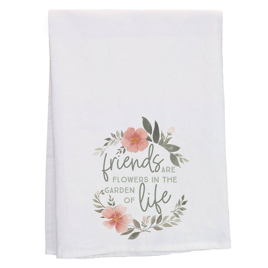 Sincere Surroundings - Friends Life Flowers - Tea Towels