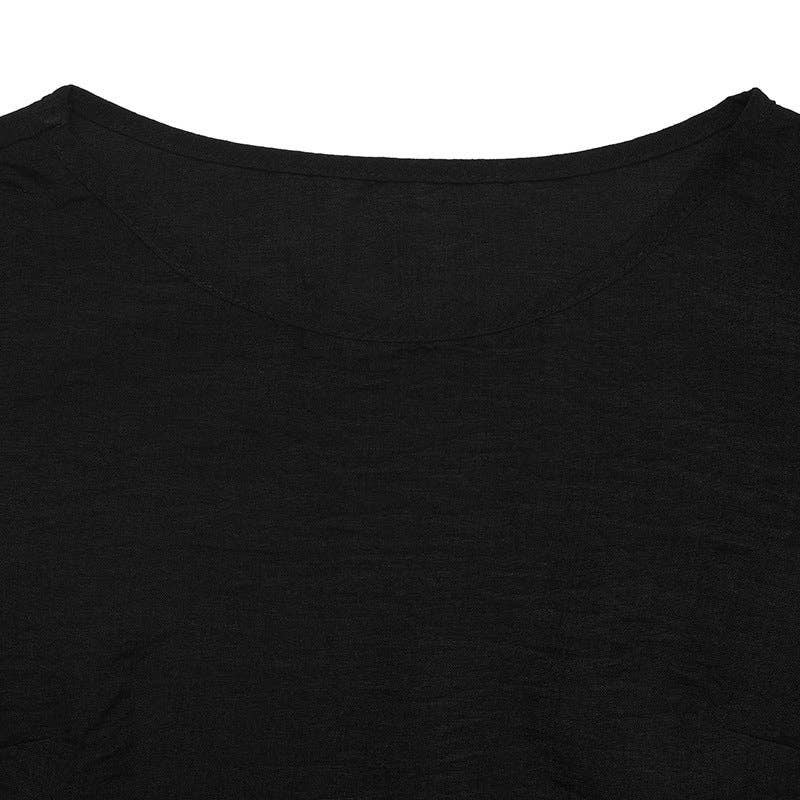 Lovesoft - Black Contrast Trim Sleeveless Top and Shorts Set