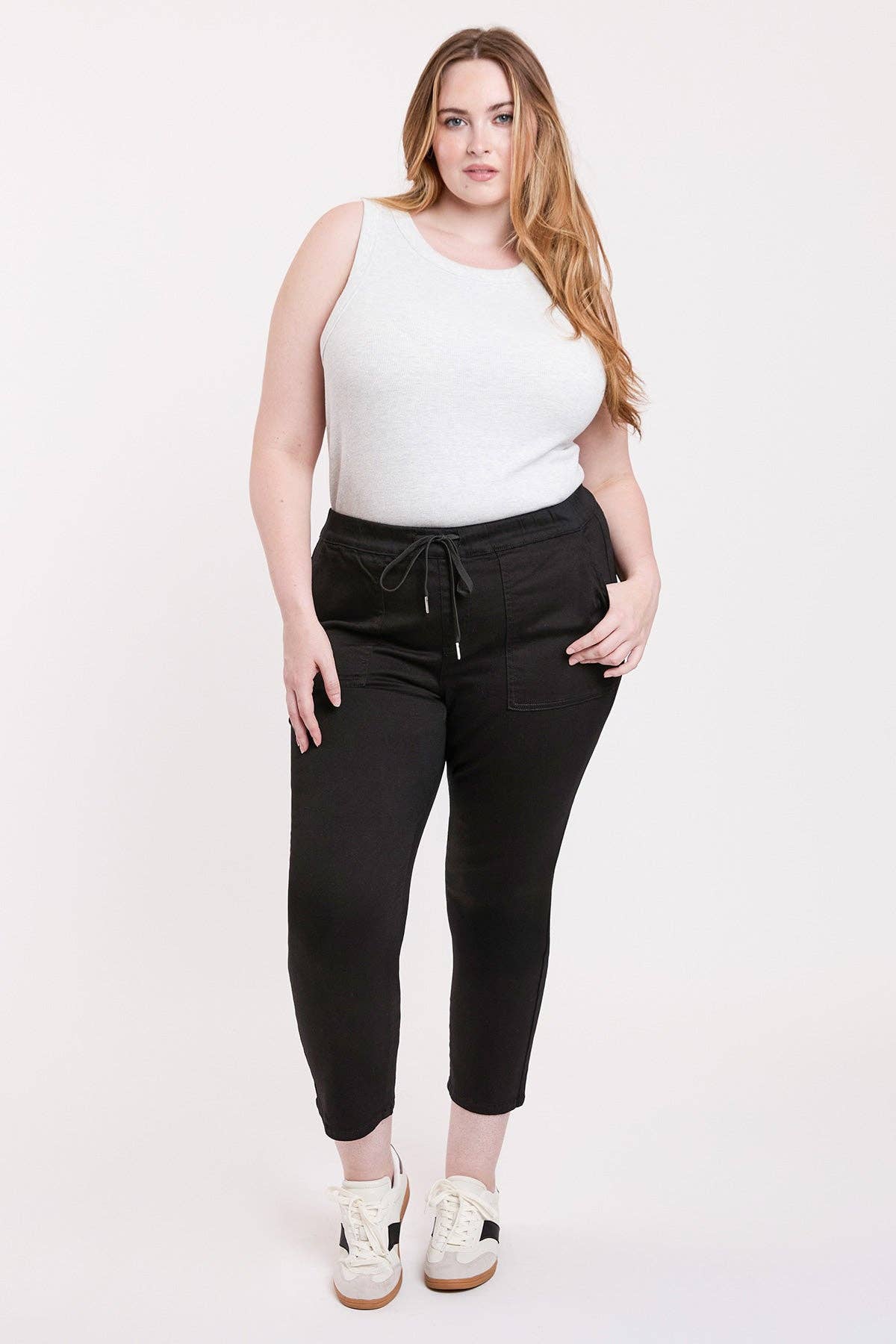 YMI - Plus High Rise Pull On Straight Leg Jogger-EP052607