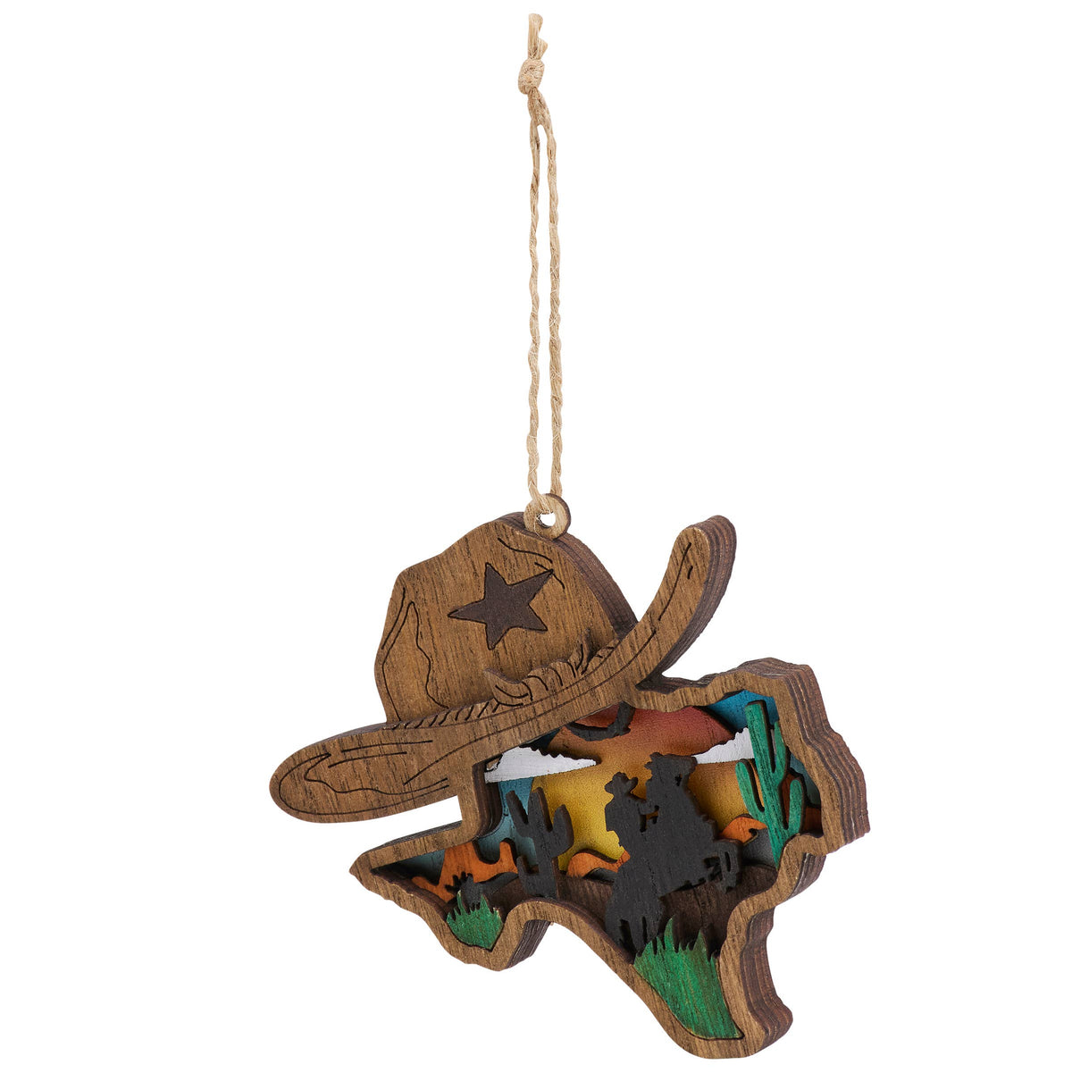 Primitives by Kathy - Texas Cowboy Hat Magnetic Ornament