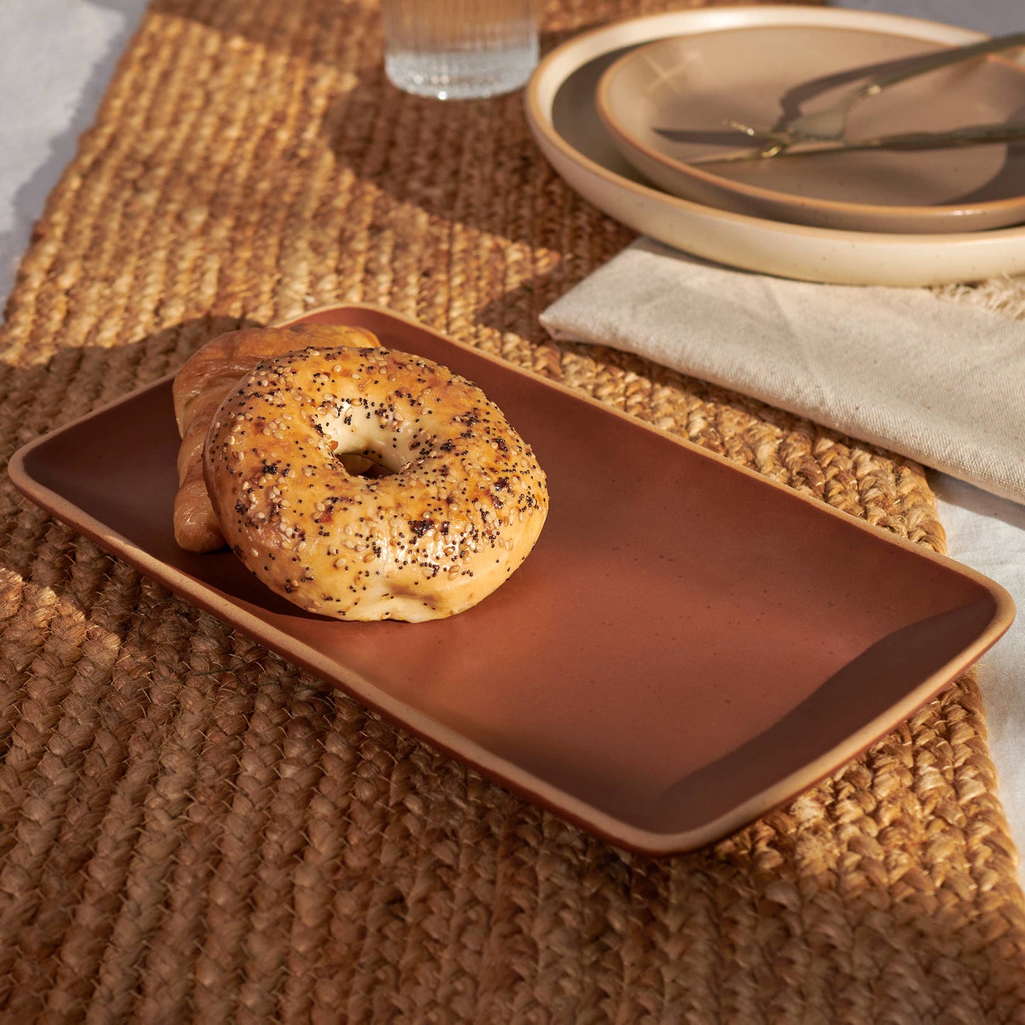 Primitives by Kathy - Rectangular Red Cottage Platter