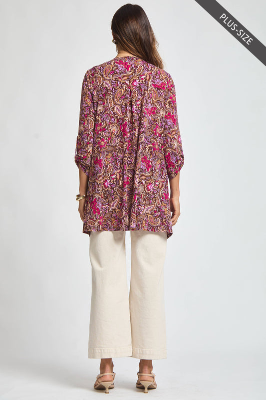 DEAR SCARLETT - PLUS SIZE Throw On Cardigan