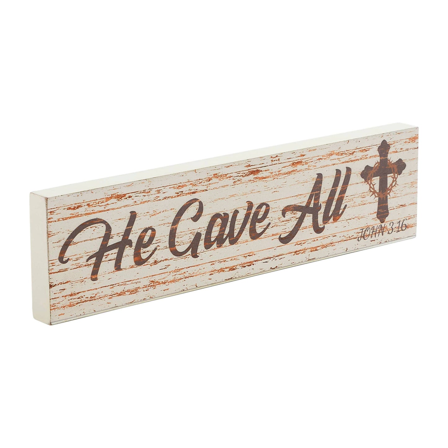 VHC Brands - Celebrate Grace Crown of Thorns MDF Wall Sign 2.75x11
