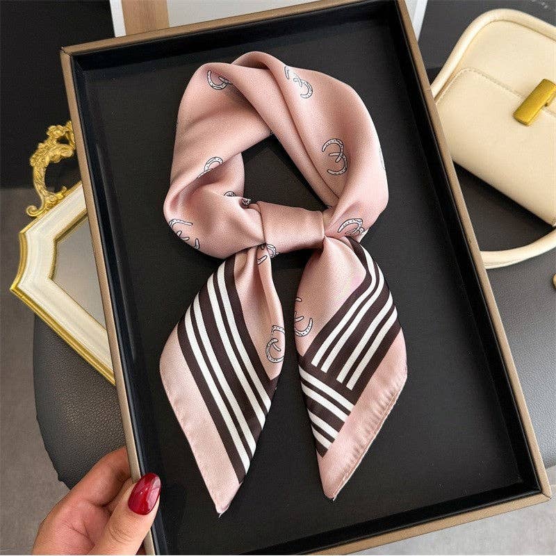 Sheer Trend - Fashion Print Square Scarf