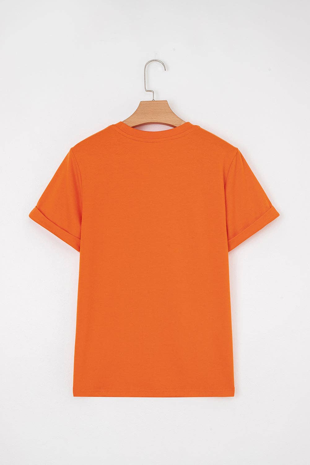 PRETTY BASH - PRETTY BASH Solid Short Sleeve Crew Neck Tee