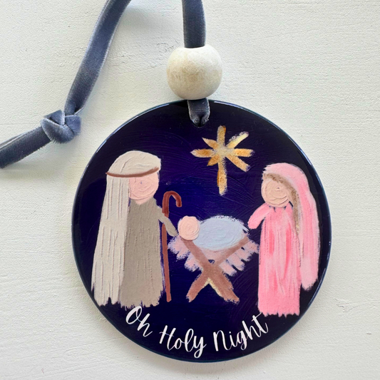 So Thoughtful Gifts - CHRISTMAS ORNAMENT - "O Holy Night Nativity"