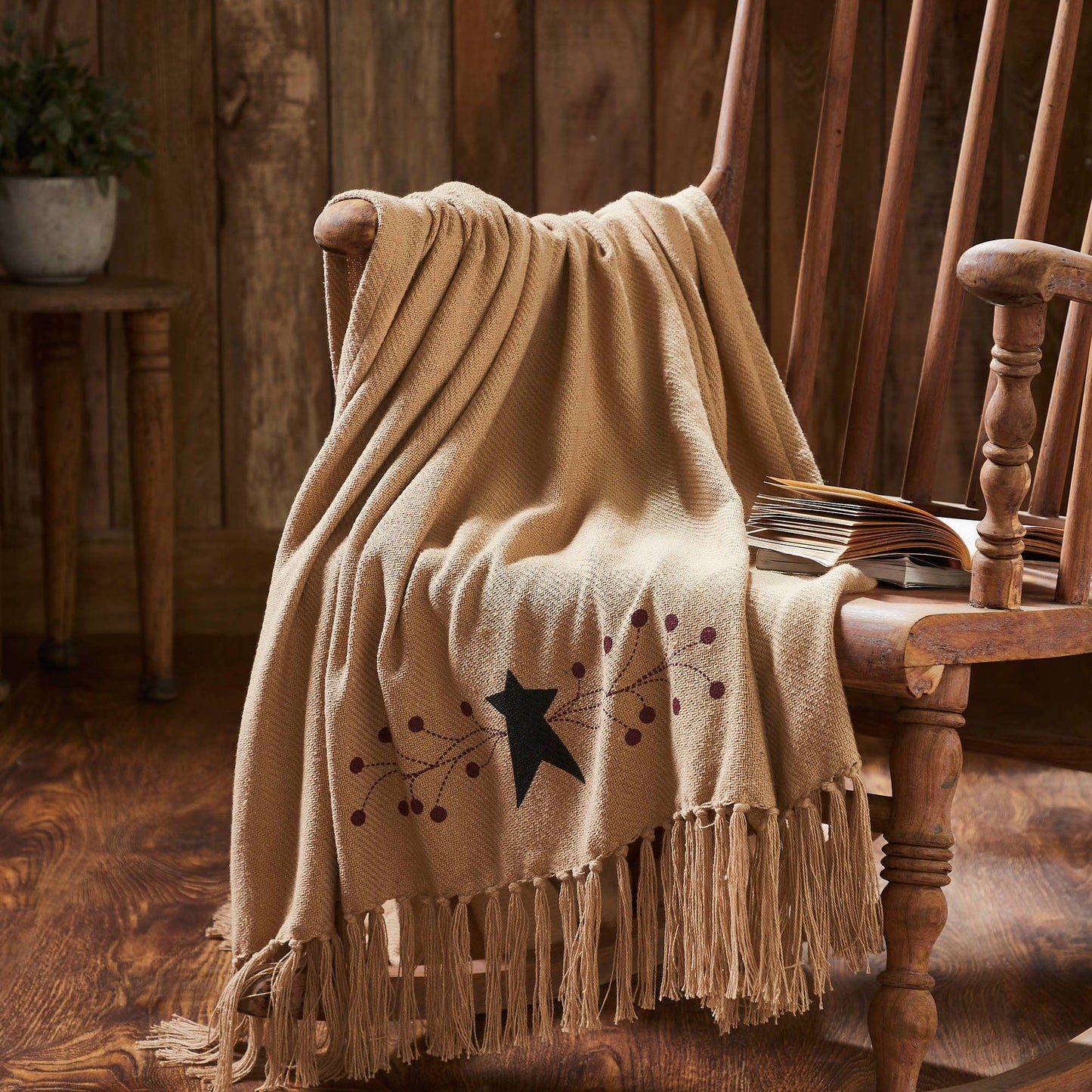 VHC Brands - Pip Vinestar Woven Throw 50x60