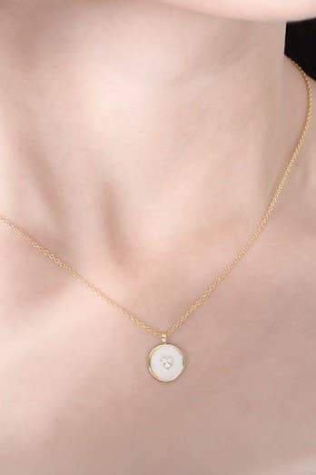 JOSSLYN by wall to wall - 18K STAINLESS STEEL TARNISH FREE CROSS NECKLACE | 40NK9527