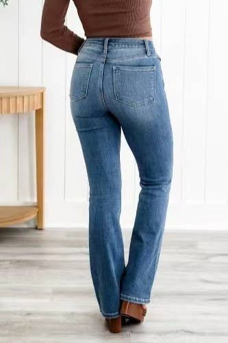 Rosa Clothing - Essential Mid Rise Bootcut Jeans