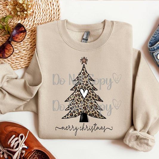 Lauras Closet - Leopard Tree with Heart- Graphic Tee