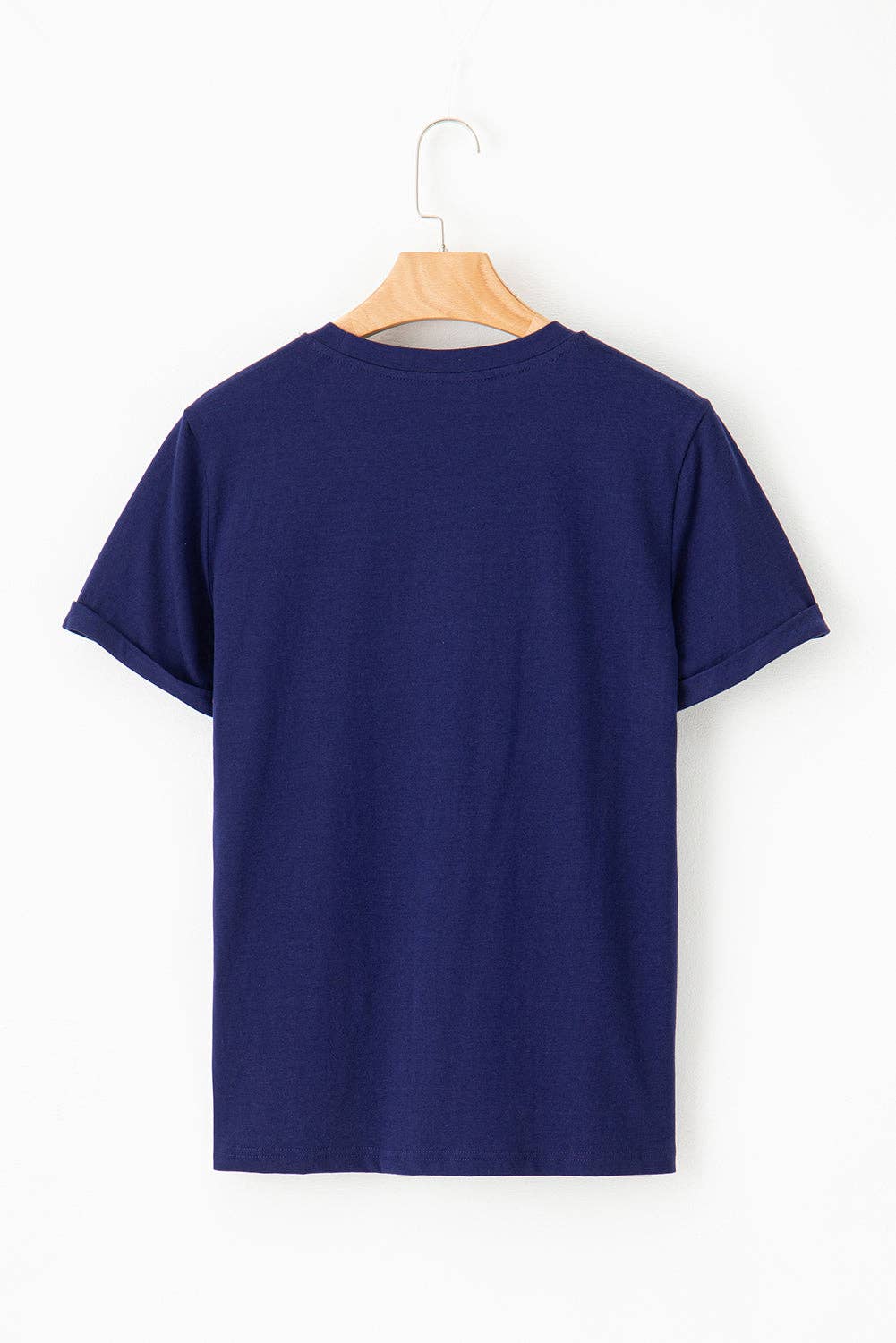 PRETTY BASH - PRETTY BASH Solid Short Sleeve Crew Neck Tee