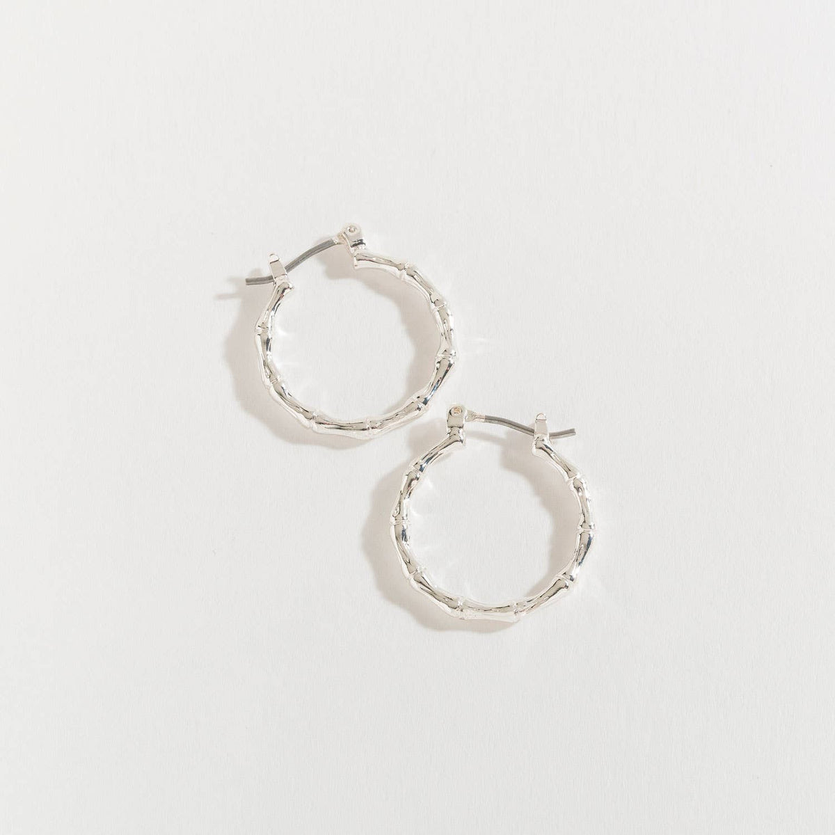 Howard's - Hoop Earrings Shiny Round Click Nickel-Free Jewelry