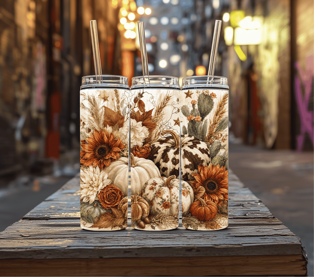 Nordic and Native - Western Harvest 20 oz Tumbler 🍂🌻