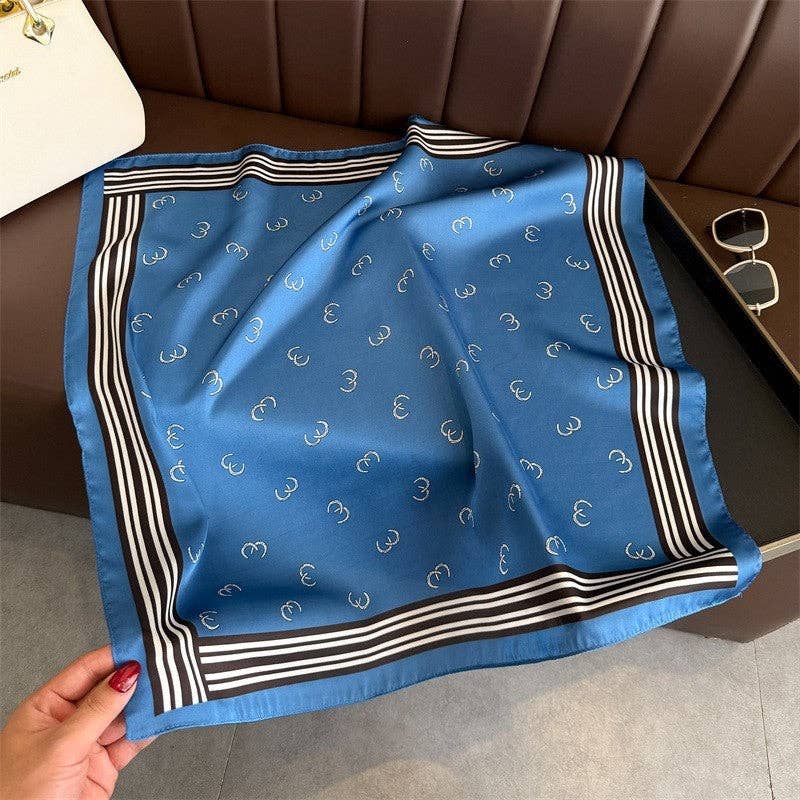 Sheer Trend - Fashion Print Square Scarf