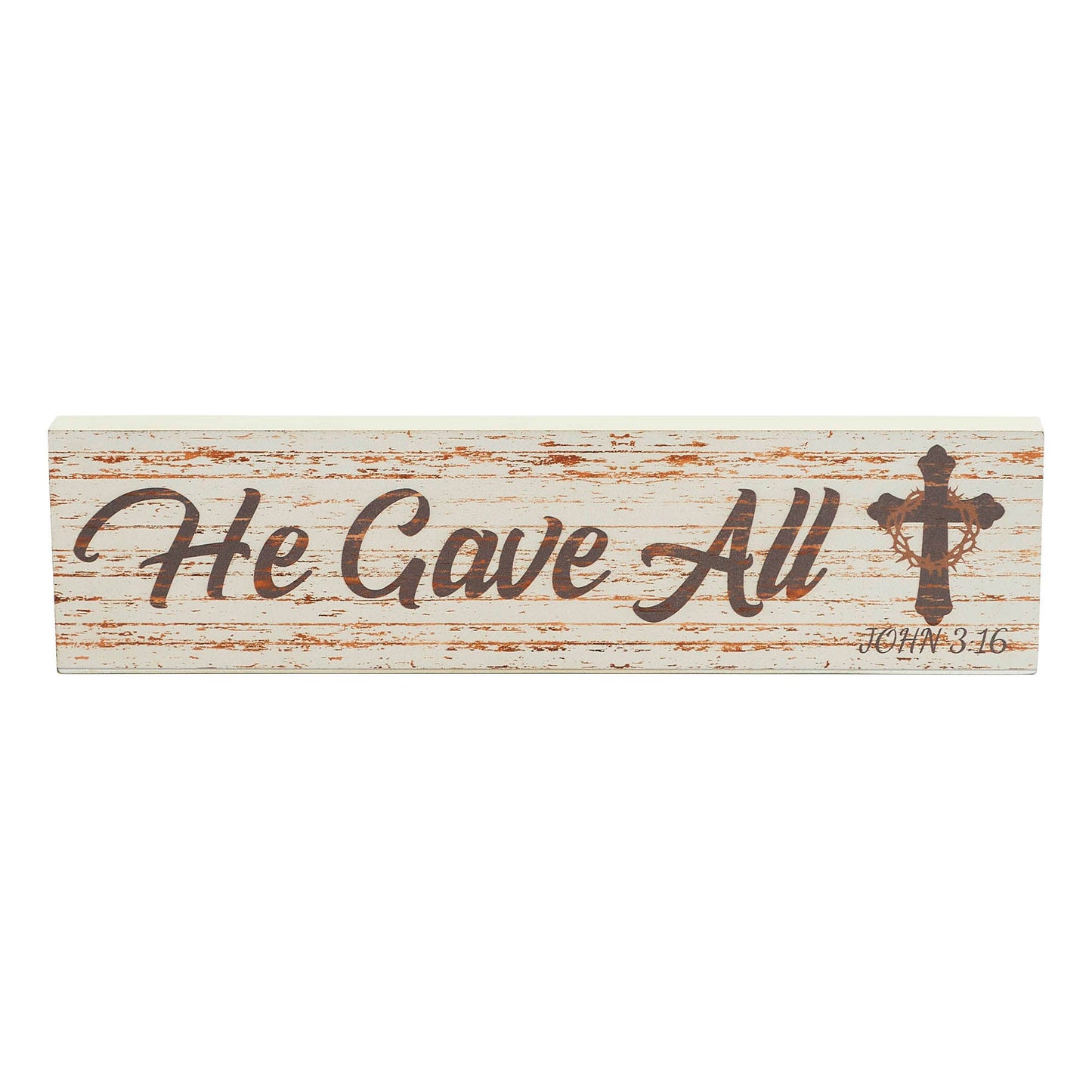 VHC Brands - Celebrate Grace Crown of Thorns MDF Wall Sign 2.75x11