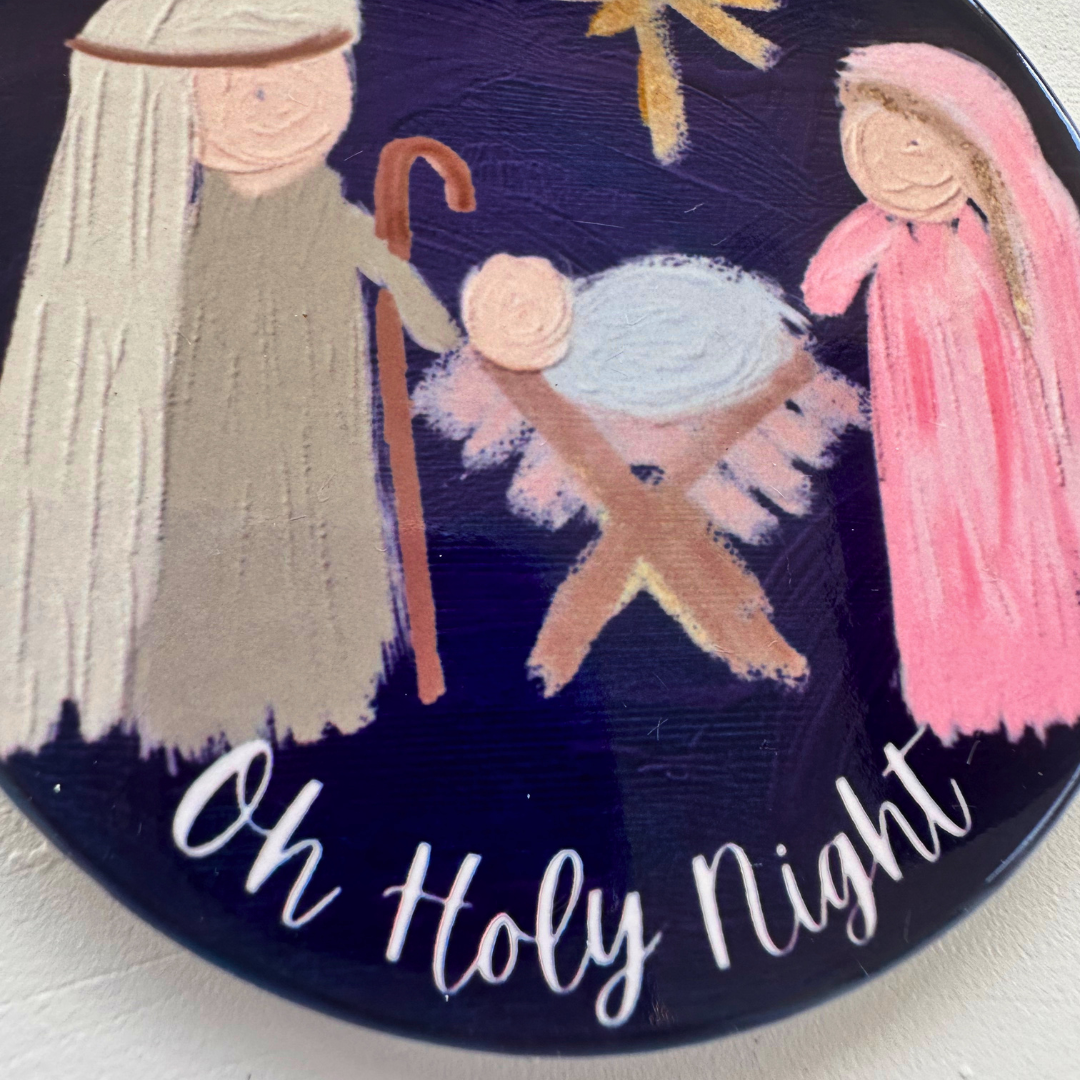 So Thoughtful Gifts - CHRISTMAS ORNAMENT - "O Holy Night Nativity"