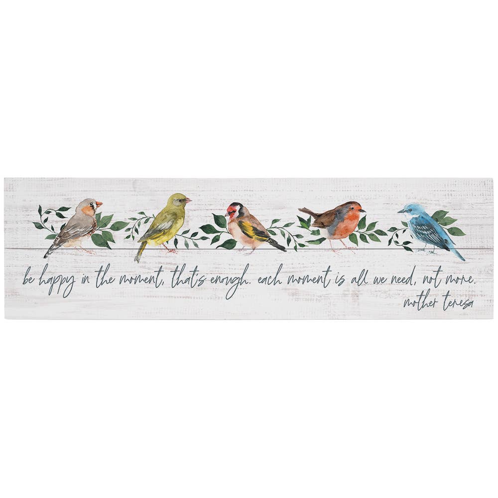 Sincere Surroundings - Happy Moment Birds - Vintage Pallet Boards