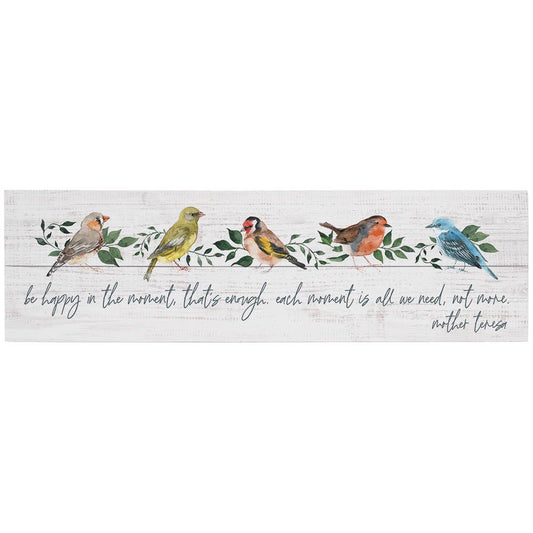 Sincere Surroundings - Happy Moment Birds - Vintage Pallet Boards