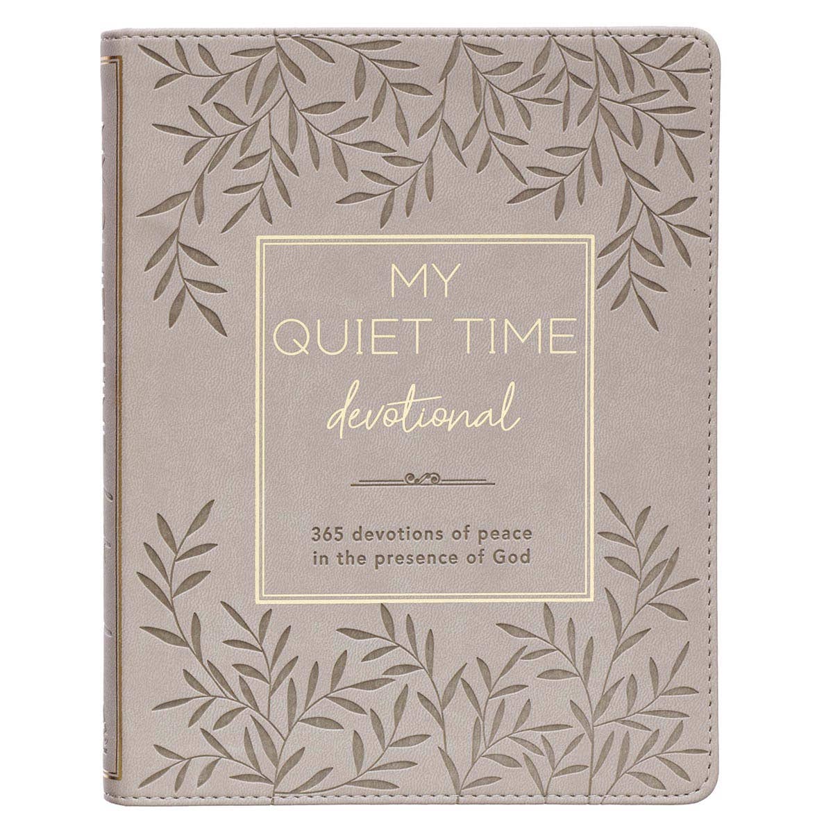 Christian Art Gifts - Devotional My Quiet Time Faux Leather