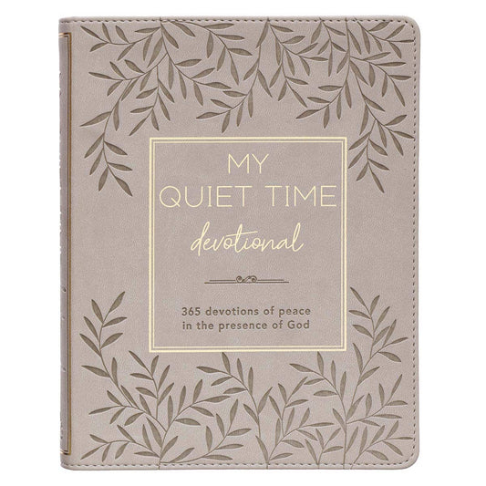 Christian Art Gifts - Devotional My Quiet Time Faux Leather