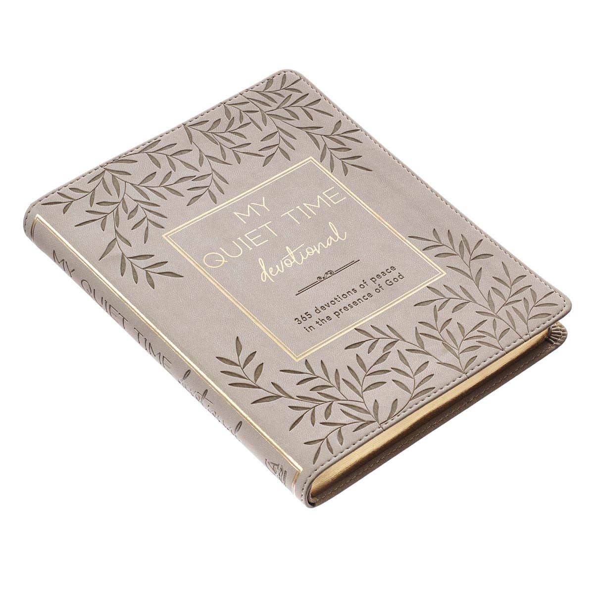Christian Art Gifts - Devotional My Quiet Time Faux Leather