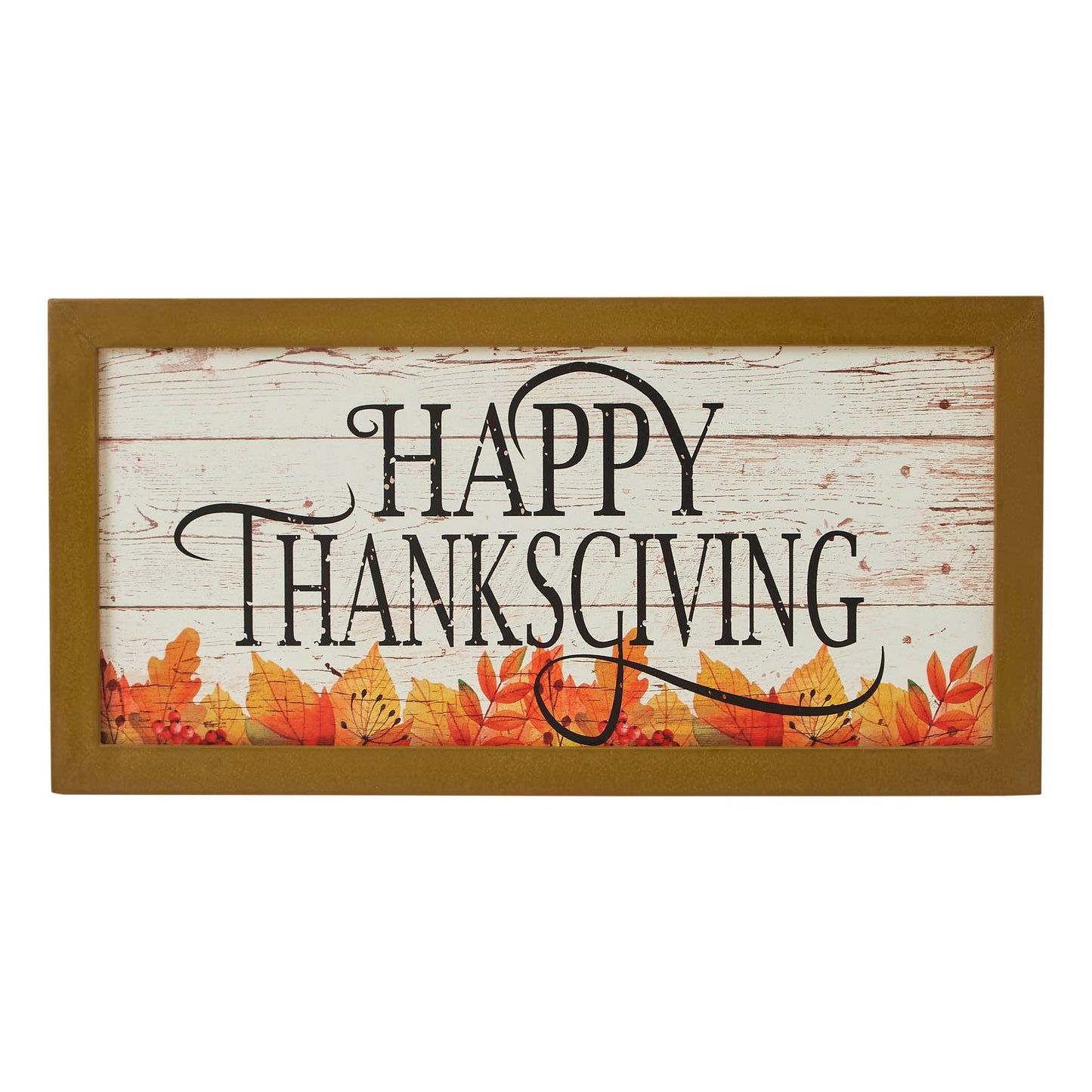 VHC Brands - Happy Thanksgiving Wall & Table Sign 8x16