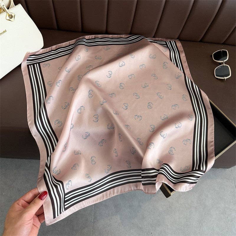Sheer Trend - Fashion Print Square Scarf