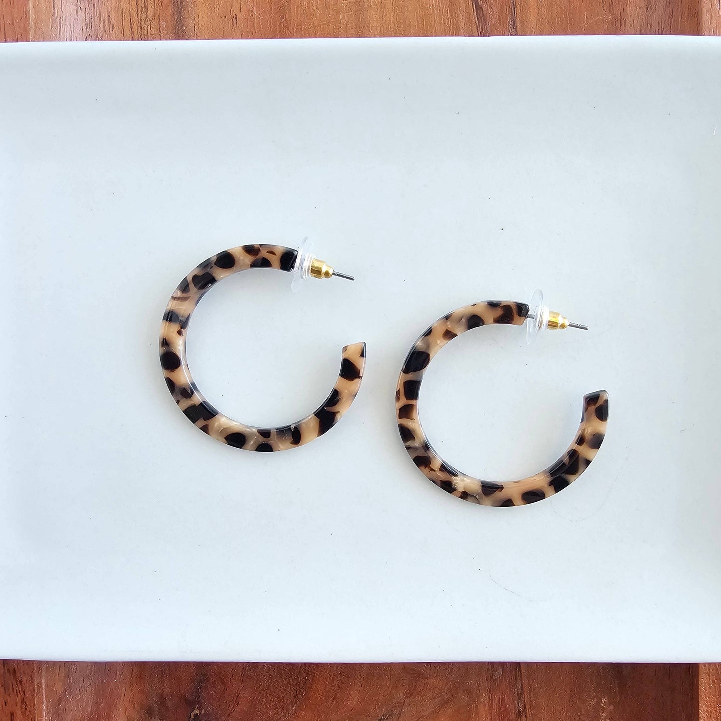 Spiffy & Splendid - Camy Hoops - Cheetah // Jewelry, Earrings, Fall