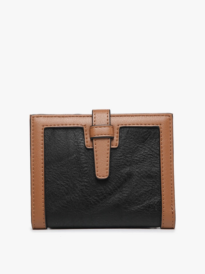Jen & Co. - WL2066 Bessie Canvas Wallet w/ Slip Closure