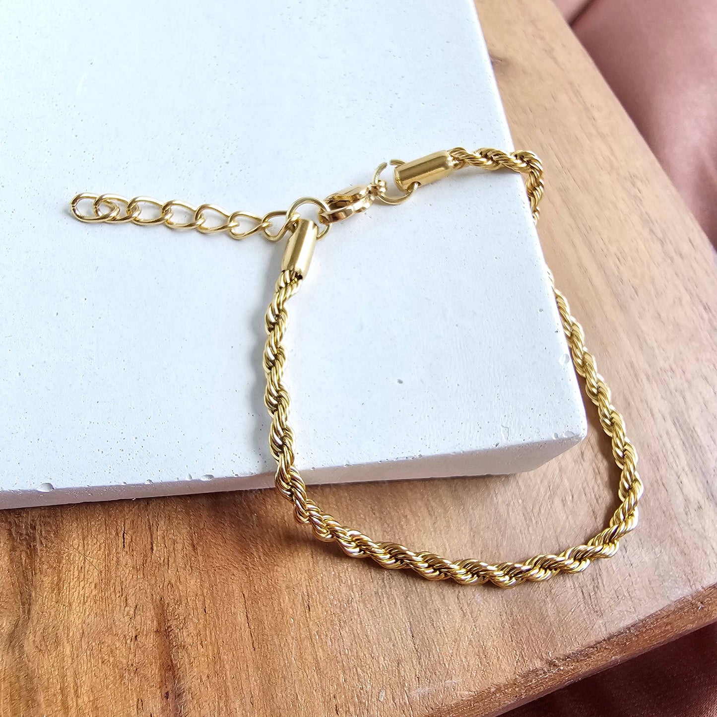 Spiffy & Splendid - Luxe Gold Rope Bracelet
