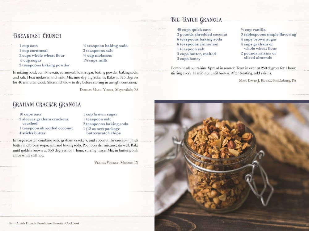 Barbour Publishing, Inc. - Wanda E. Brunstetter's Amish Friends from Scratch Cookbook