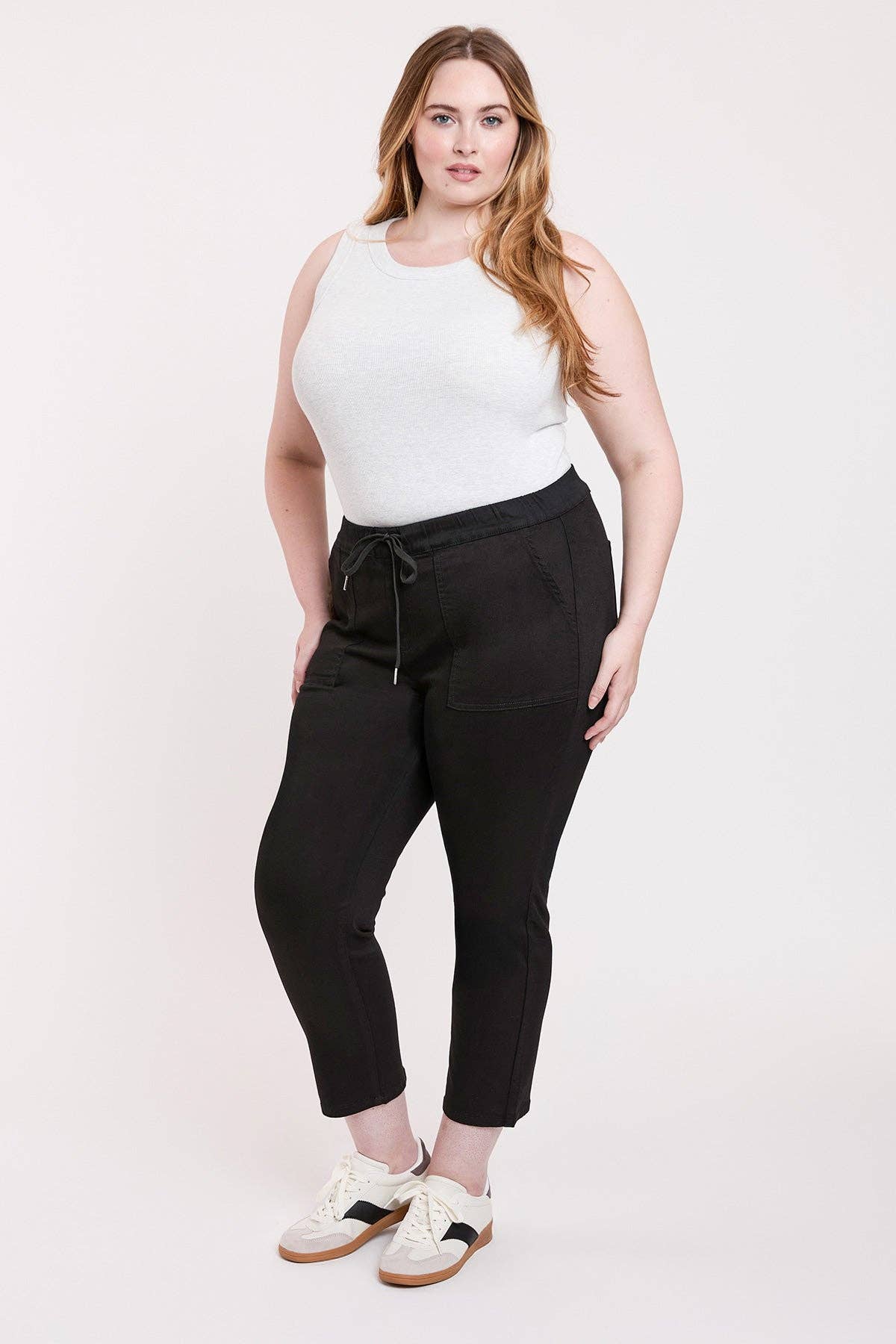 YMI - Plus High Rise Pull On Straight Leg Jogger-EP052607