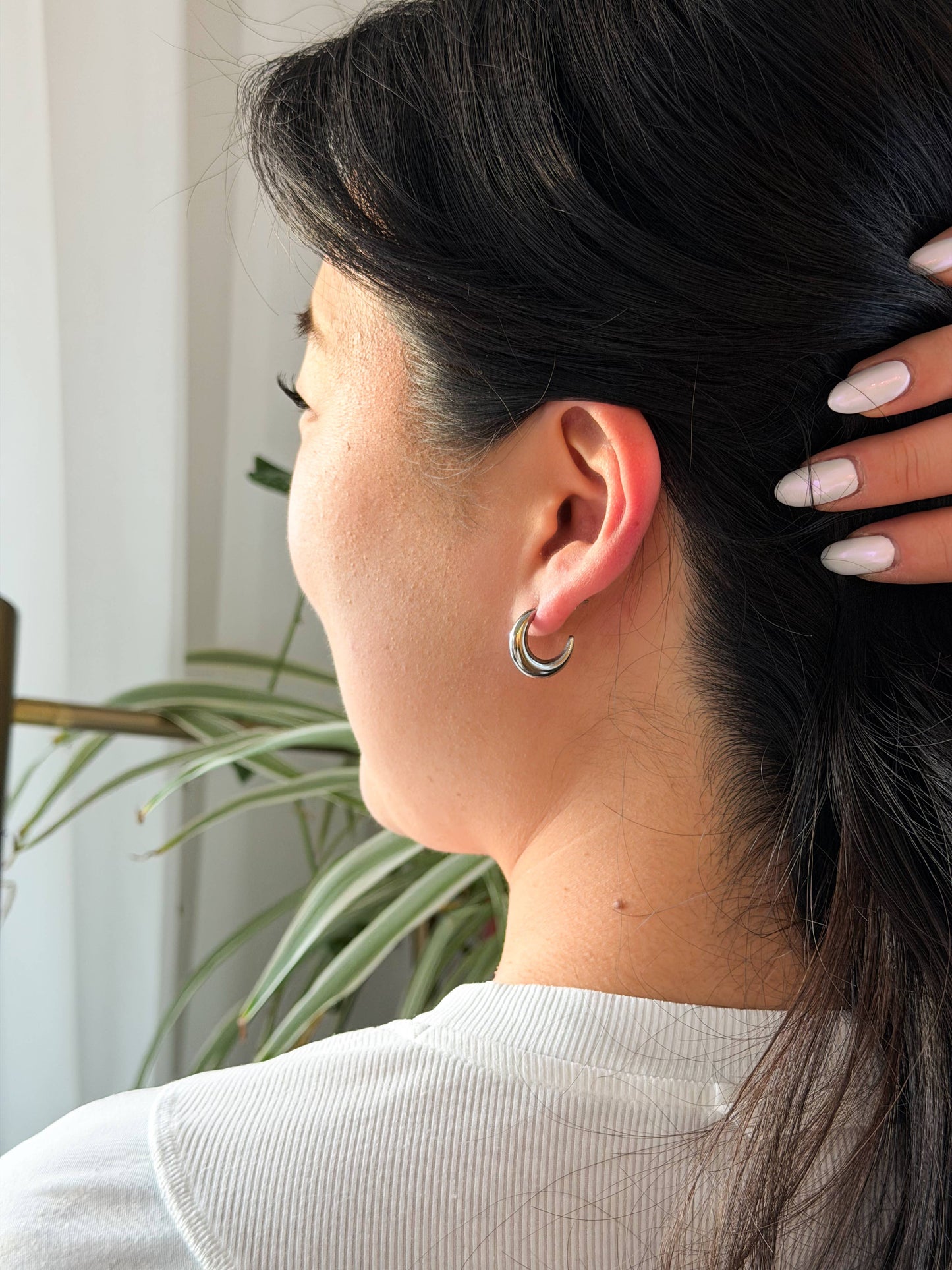 Spiffy & Splendid - Luxe Selena Hoops - Silver // Everyday basics, Jewelry