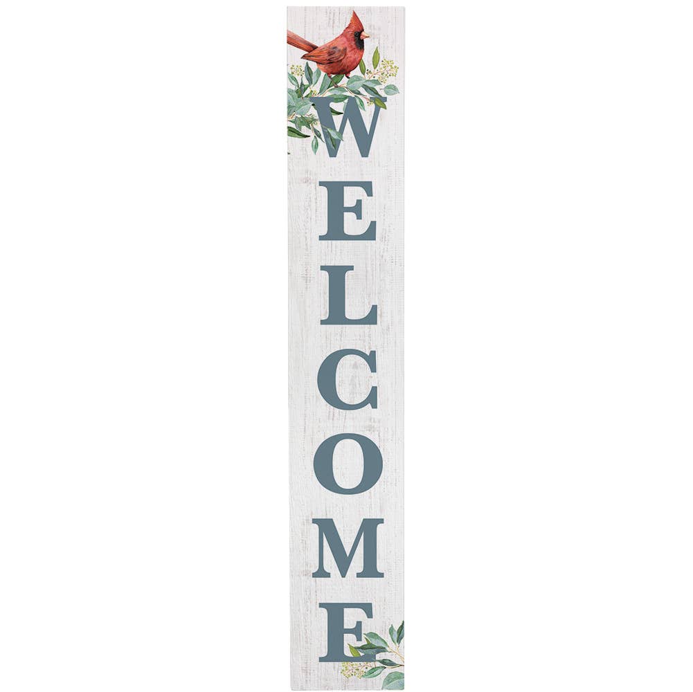 Sincere Surroundings - Welcome Cardinal - Porch Boards