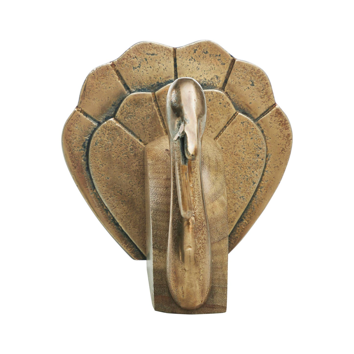 VHC Brands - Wooden Turkey w/ Burnished Gold Rustic Fall Decor8.5"