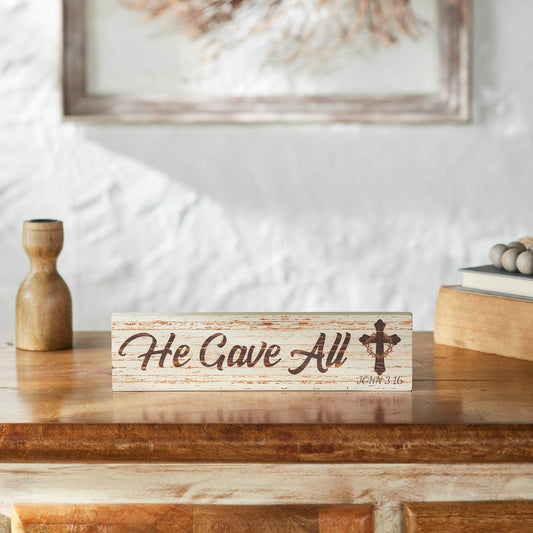 VHC Brands - Celebrate Grace Crown of Thorns MDF Wall Sign 2.75x11