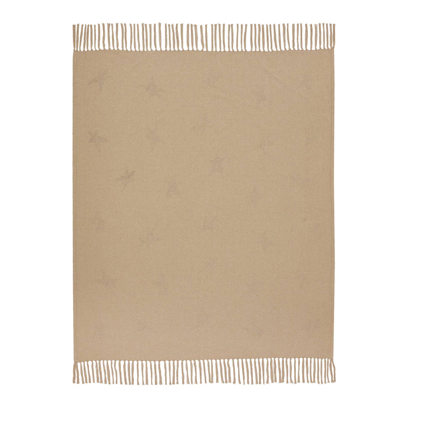 VHC Brands - Burgundy Primitive Star Woven Throw Blanket 50x60 Gable