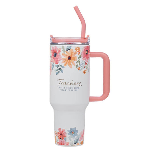 Christian Art Gifts - Tumbler SS Teachers Plant Seeds
