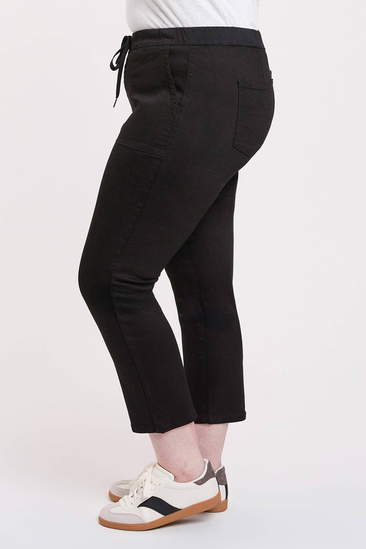 YMI - Plus High Rise Pull On Straight Leg Jogger-EP052607
