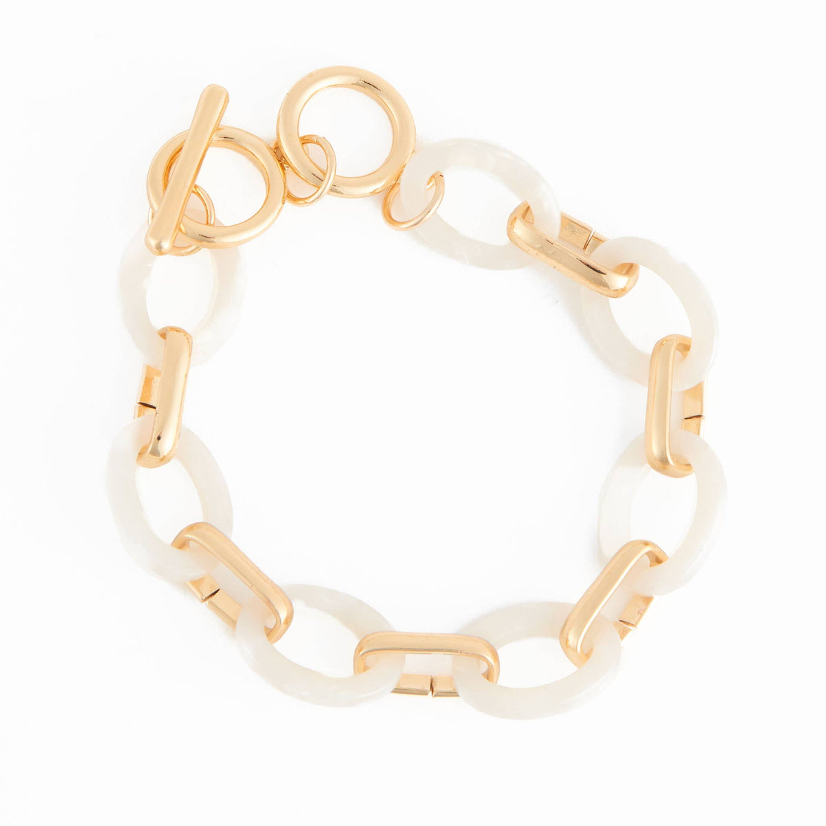 Howard's - Toggle Bracelet Shayne Acrylic Celluloid Link 6.75"