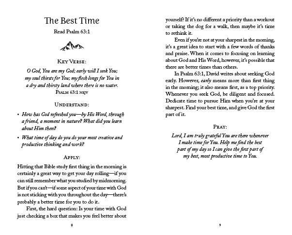 Barbour Publishing, Inc. - The 5-Minute Bible Study for Men: Pursuing God