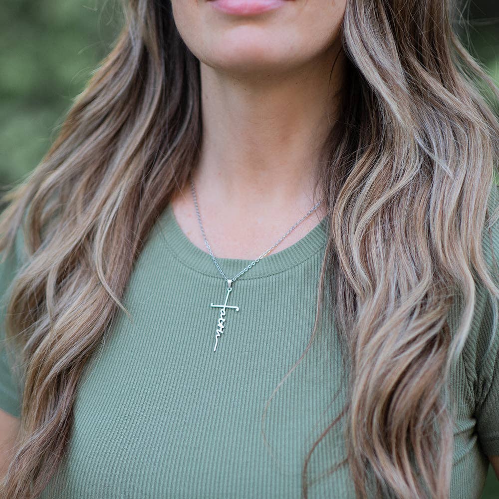 Positive Hope Designs - Faith Cross Necklace