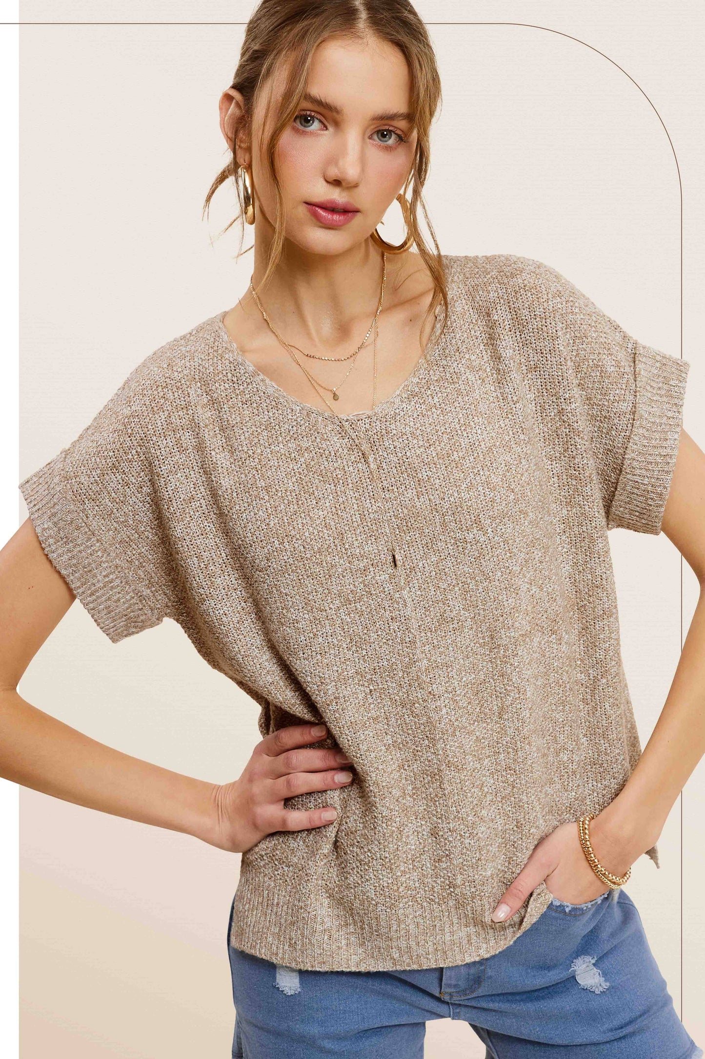 La Miel - MCS3580-Soft Textured Pullover Sweater Game Day Halloween