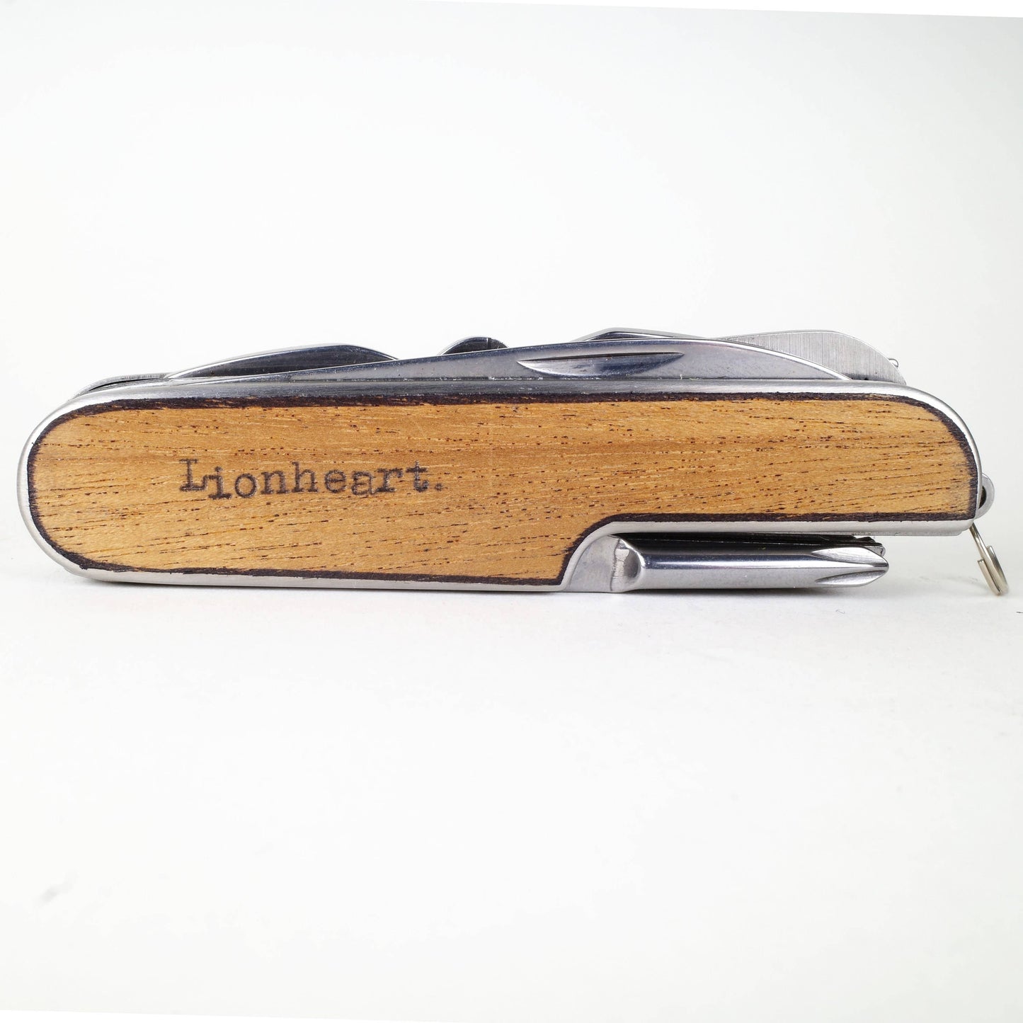 Resolute Star - Heavyweight Swiss Army Knife Multi-tool, Mahogany Wood