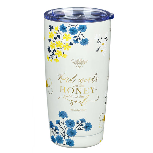 Christian Art Gifts - Tumbler SS Kind Words Prov. 16:24