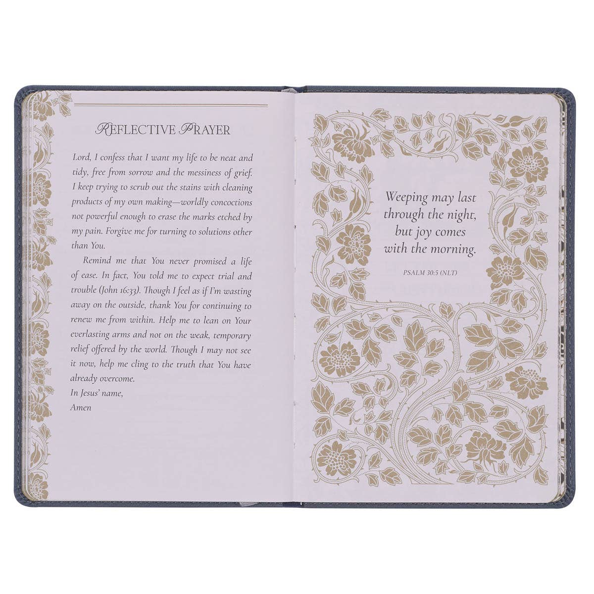 Christian Art Gifts - Letters to Grief Faux leather