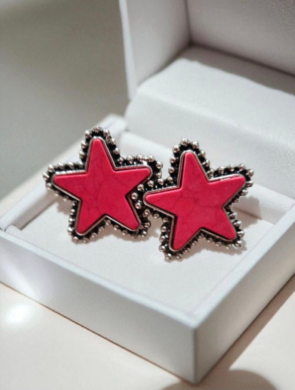 Turquoise Star Earrings